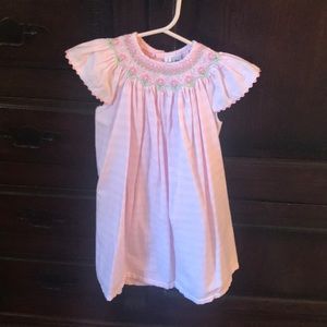 Girls Smocked Dress